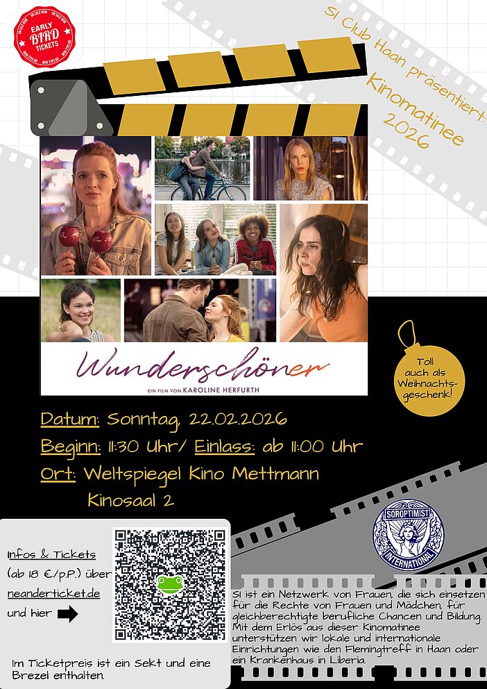 SI Club Haan Kinomatinée "Wunderschöner"